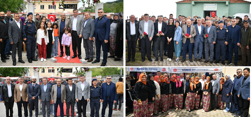İl Müdürümüz Erkan Alkan, Balıkesir Valisi Sayın İsmail Ustaoğlu Başkanlığında yer alan heyetle Karesi İlçemize bağlı kırsal mahallelerimizde düzenlenen Hıdırellez Hayırlarına katıldı.