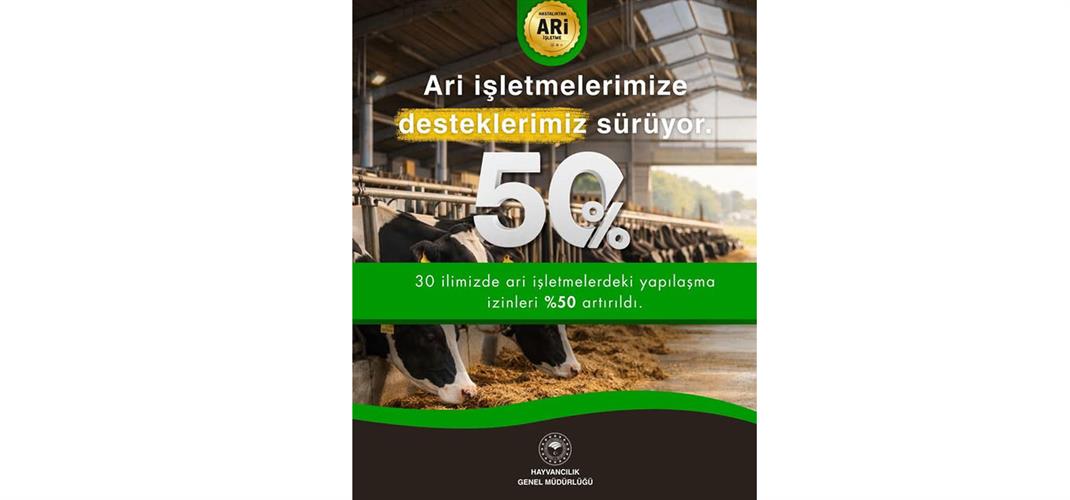 Ari işletmelerimize desteklerimiz sürüyor...