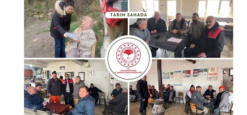 Tarım Sahada Mottosuyla Cuma Buluşmaları Kapsamında Balıkesir’de Üreticilerimizle Sahadayız, Bir Aradayız